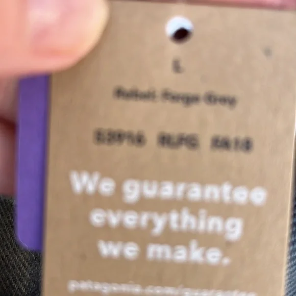 Patagonia fjord flannel shirt, women size large, new with tags - Picture 6 of 6